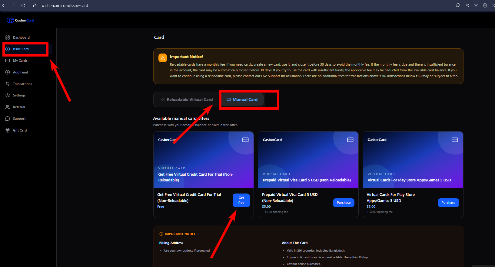 Free VCC – No Fees, No KYC