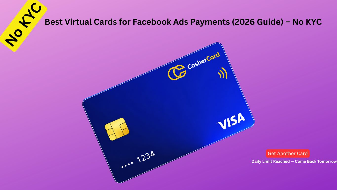 Best Virtual Cards for Facebook Ads Payments